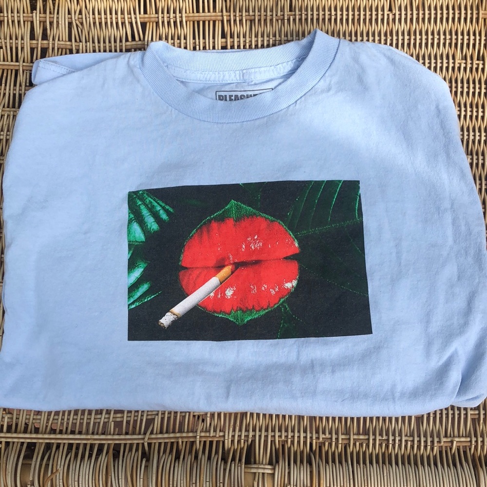 PLEASURES long sleeve graphic tee